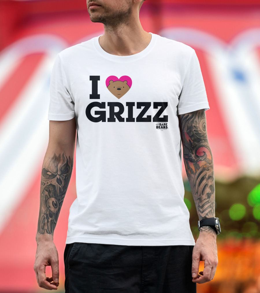 We Bare Bears I Love Grizz T-Shirt