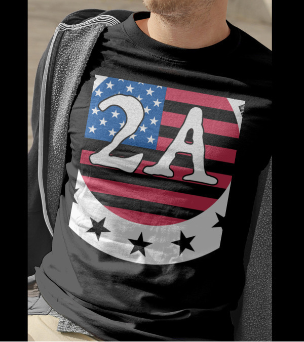 2A Stars And Stripes US Flag T-Shirt
