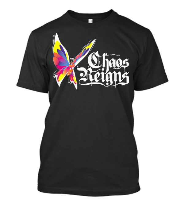 Chaos Reigns Metal Butterfly Effect T-Shirt