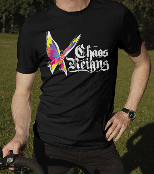 Chaos Reigns Metal Butterfly Effect T-Shirt