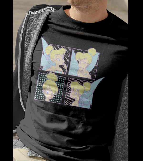 Disney Tinker Bell Pop Art Expressions Panel T-Shirt