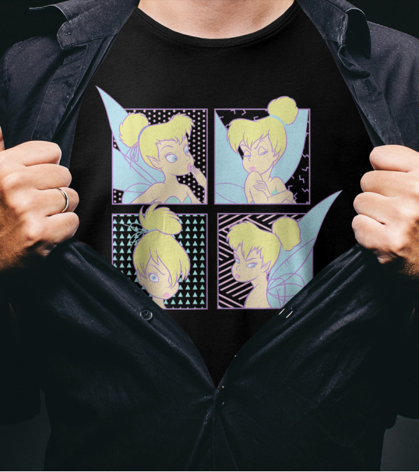 Disney Tinker Bell Pop Art Expressions Panel T-Shirt