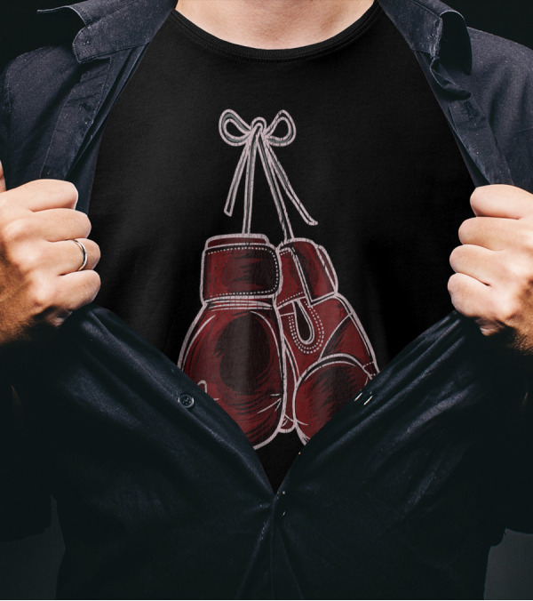 Float Like A Butterfly Sting Like A Bee Boxing Sparring Gloves T-Shirt