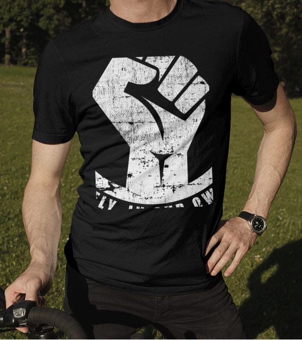 Introvert Introverts Unite Separately In Our Own Homes Fist T-Shirt