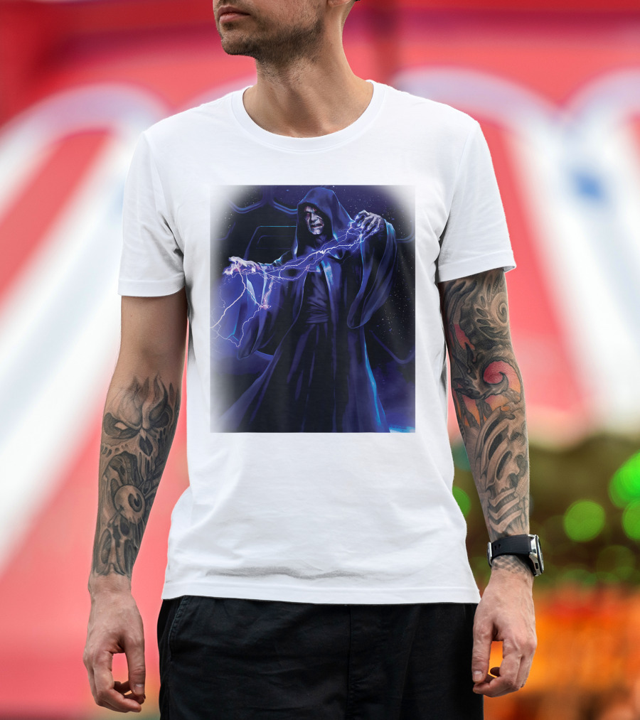 Emperor Palpatine Darth Sidious Force Lightning Star Wars T-Shirt