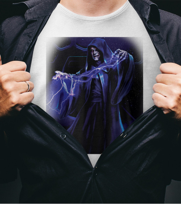 Emperor Palpatine Darth Sidious Force Lightning Star Wars T-Shirt