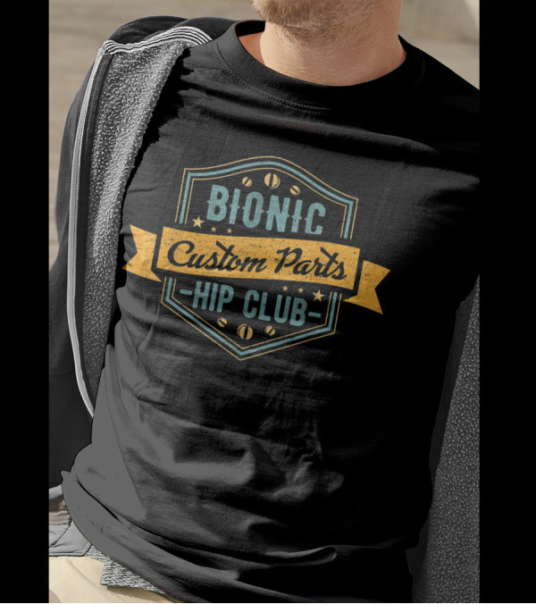 Bionic Custom Parts Hip Club Vintage Shield T-Shirt