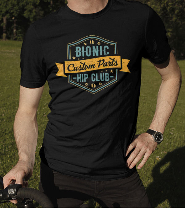 Bionic Custom Parts Hip Club Vintage Shield T-Shirt