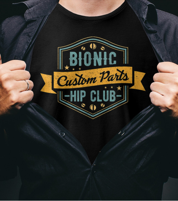 Bionic Custom Parts Hip Club Vintage Shield T-Shirt