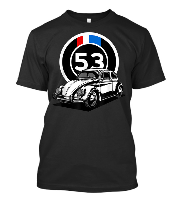 Classic Herbie 53 Beetle Buggy Oldtimer Old Bugs Lover T-Shirt