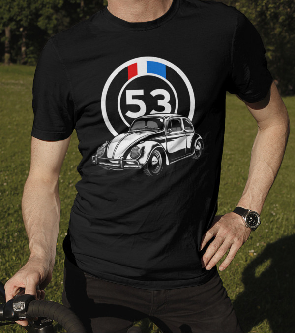 Classic Herbie 53 Beetle Buggy Oldtimer Old Bugs Lover T-Shirt