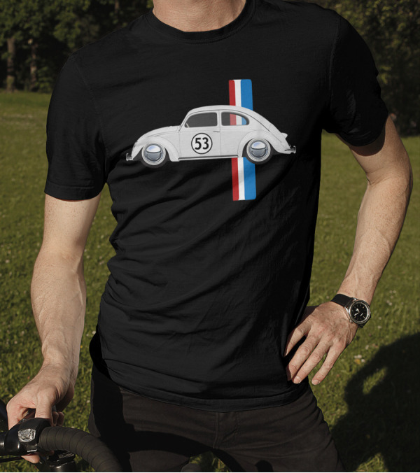 Classic Vintage Car 53 Buggy Beetle Herbie Oldtimer Retro Racing T-Shirt