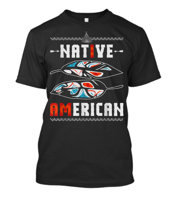 Native American Mystical Feather Geronimo T-Shirt