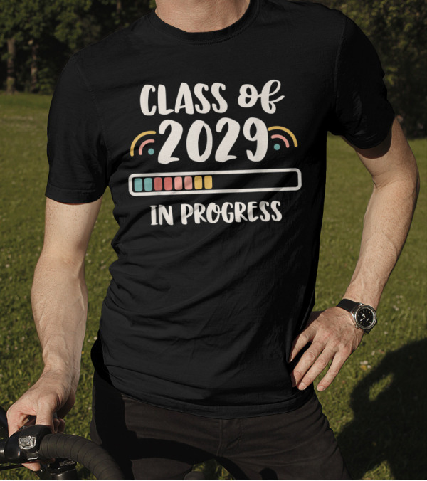 Class Of 2029 In Progress Loading Bar Progression T-Shirt