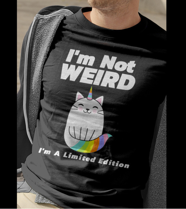 I'm Not Weird I'm A Unicorn Cat T-Shirt