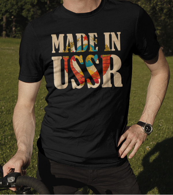 Made In USSR Soviet Union Coat Of Arms T-Shirt