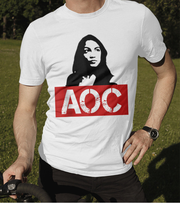 AOC Ocasio Cortez Liberal Feminist Democrat Fun T-Shirt
