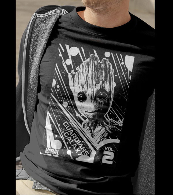 Marvel Guardians Of The Galaxy Vol 2 Groot Light T-Shirt
