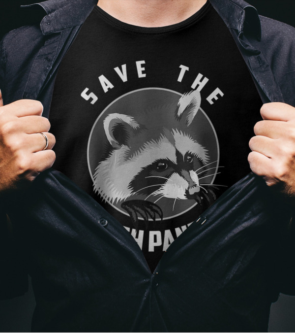 Save The Trash Pandas Cool Crazy Pandas T-Shirt