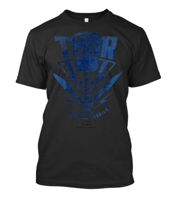 Thor Ragnarok Asgardian Warrior Hammer Shield Marvel T-Shirt