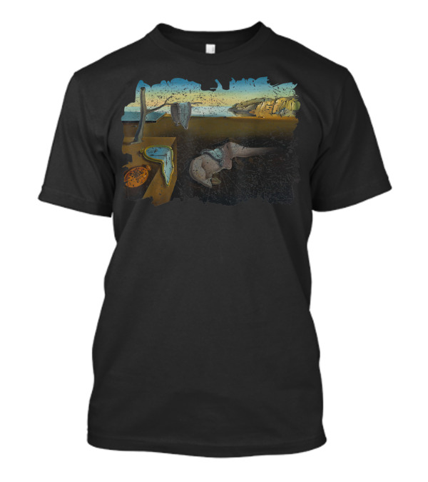 Distress Melting Clocks The Persistence Of Memory Salvador Dalí T-Shirt
