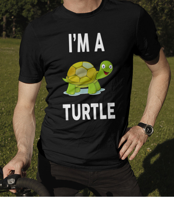 I'M A TURTLE Fun Cartoon T-Shirt