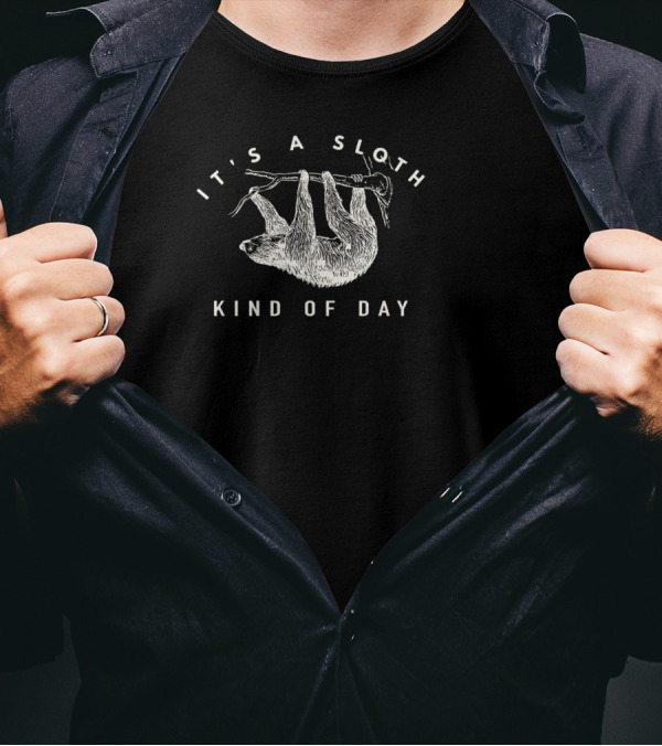 It's A Sloth Kind Of Day Be Kind T-Shirt
