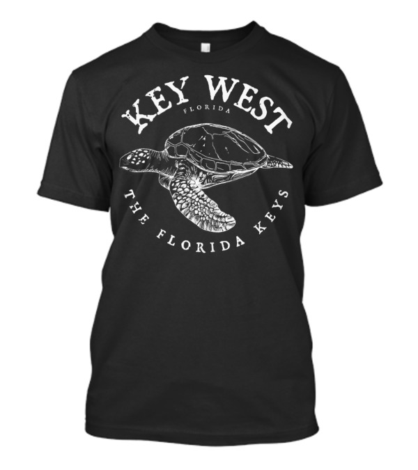 Key West Florida The Florida Keys Turtle Scuba Fishing Diving T-Shirt