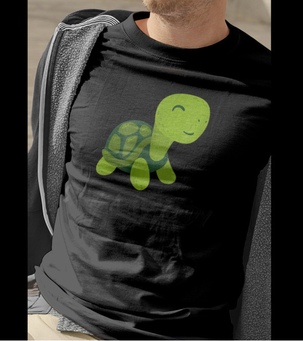 Slow And Steady Cute Turtle T-Shirt