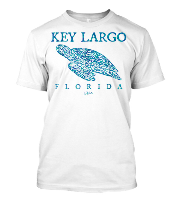 Key Largo Florida Sea Turtle Jcombs T-Shirt