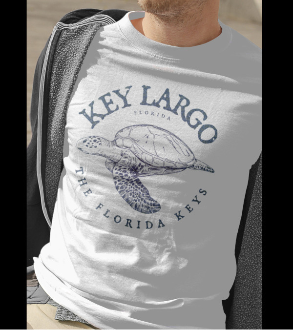 Key Largo Florida Keys Turtle T-Shirt