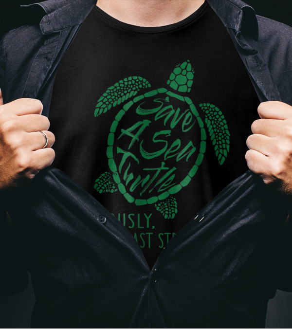 Save A Sea Turtle Seriously It's The Last Straw T-Shirt