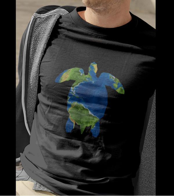 There Is No Planet B Earth Turtle Conservation T-Shirt