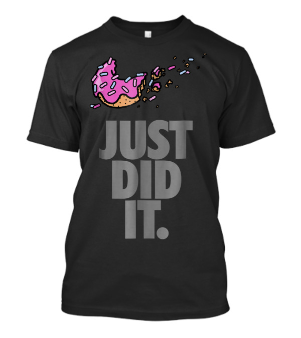 Just Did It Pink Donut Bite T-Shirt