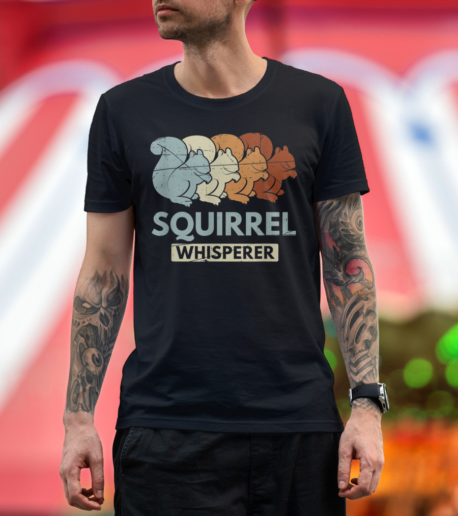 Squirrel Whisperer Forest Animal Lover Squirrel Whisperer T-Shirt