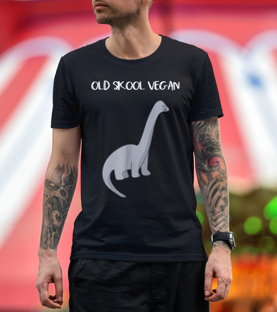 OLD SKOOL VEGAN Dinosaur T-Shirt
