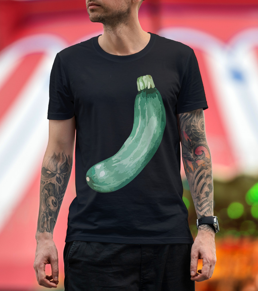 Zucchini Halloween Group Costume Salad Vegan Vegetarian T-Shirt