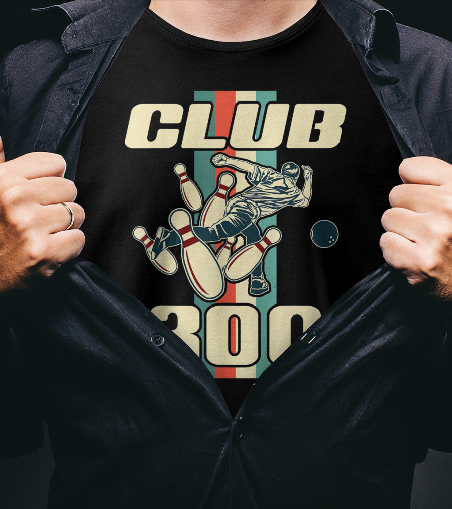Club 300 Bowling Vintage 300 Bowling T-Shirt