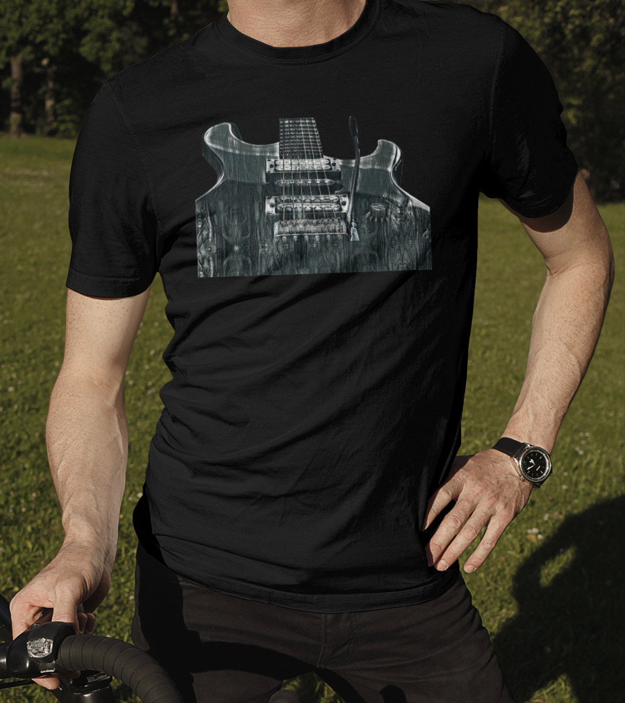 Electric Guitar Strings Rock Musician Instrument T-Shirt