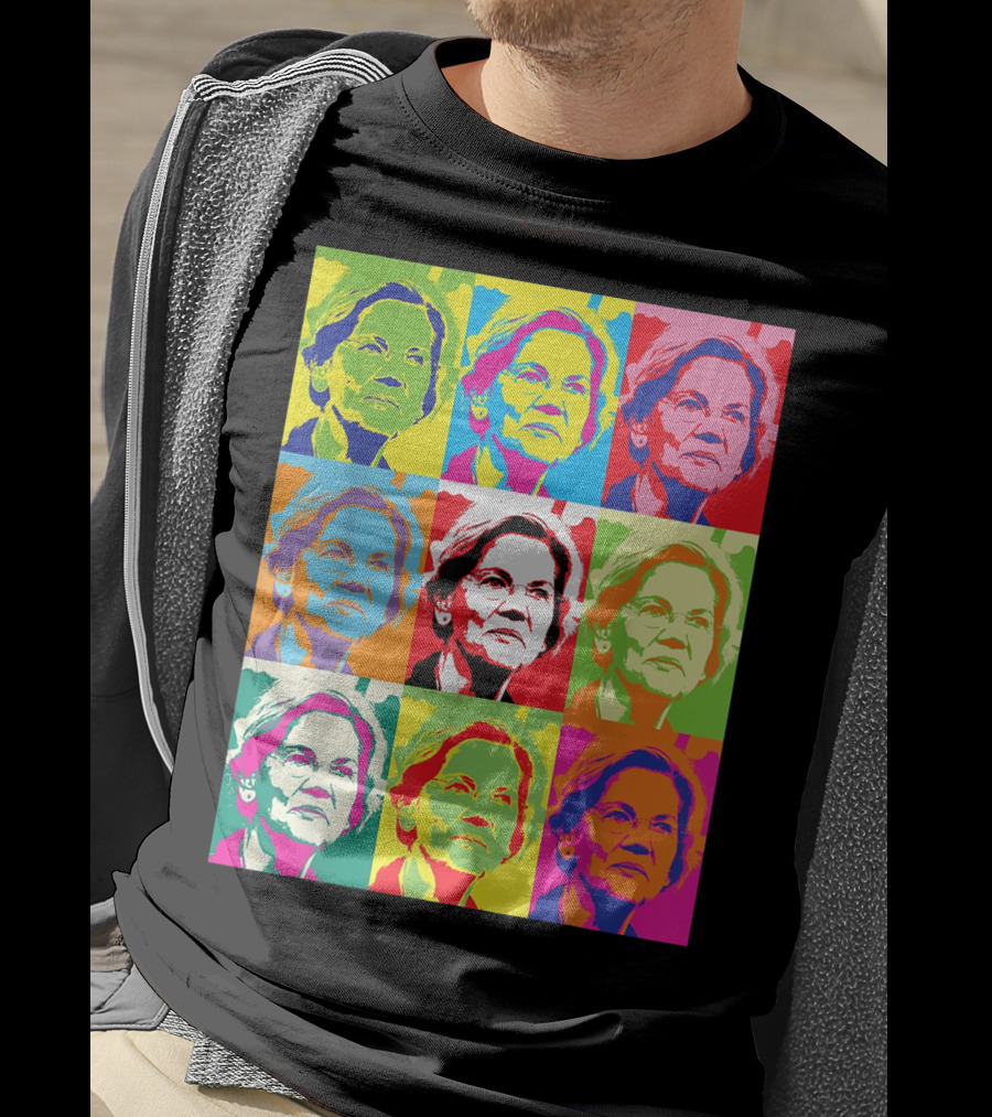 Elizabeth Warren Pop Art Superstar T-Shirt