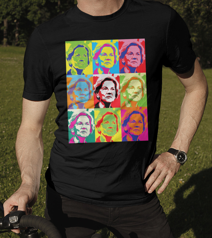 Elizabeth Warren Pop Art Superstar T-Shirt