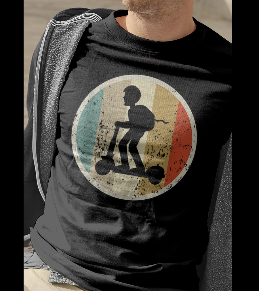 Escooter Electric Scooter Driver Vintage Retro T-Shirt