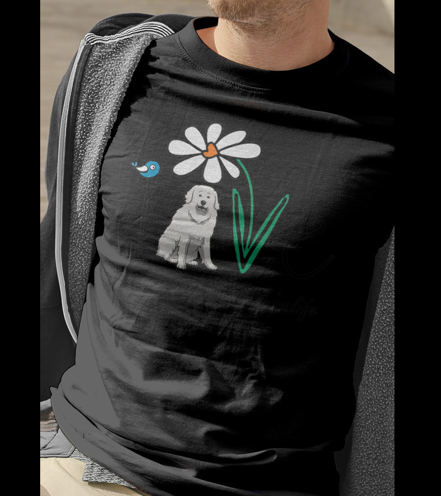 Love Great Pyrenees Mom Life #Greatpyreneesmomlife T-Shirt