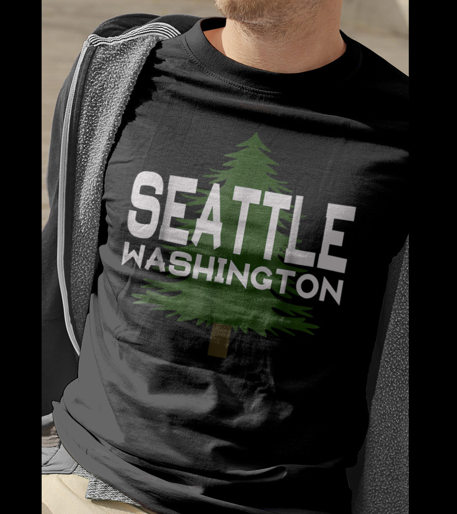 Seattle Washington Evergreen Tree Classic Wa T-Shirt