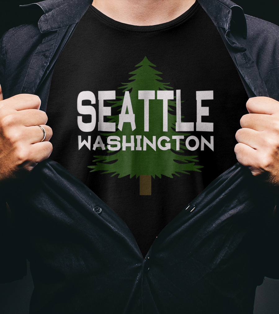 Seattle Washington Evergreen Tree Classic Wa T-Shirt