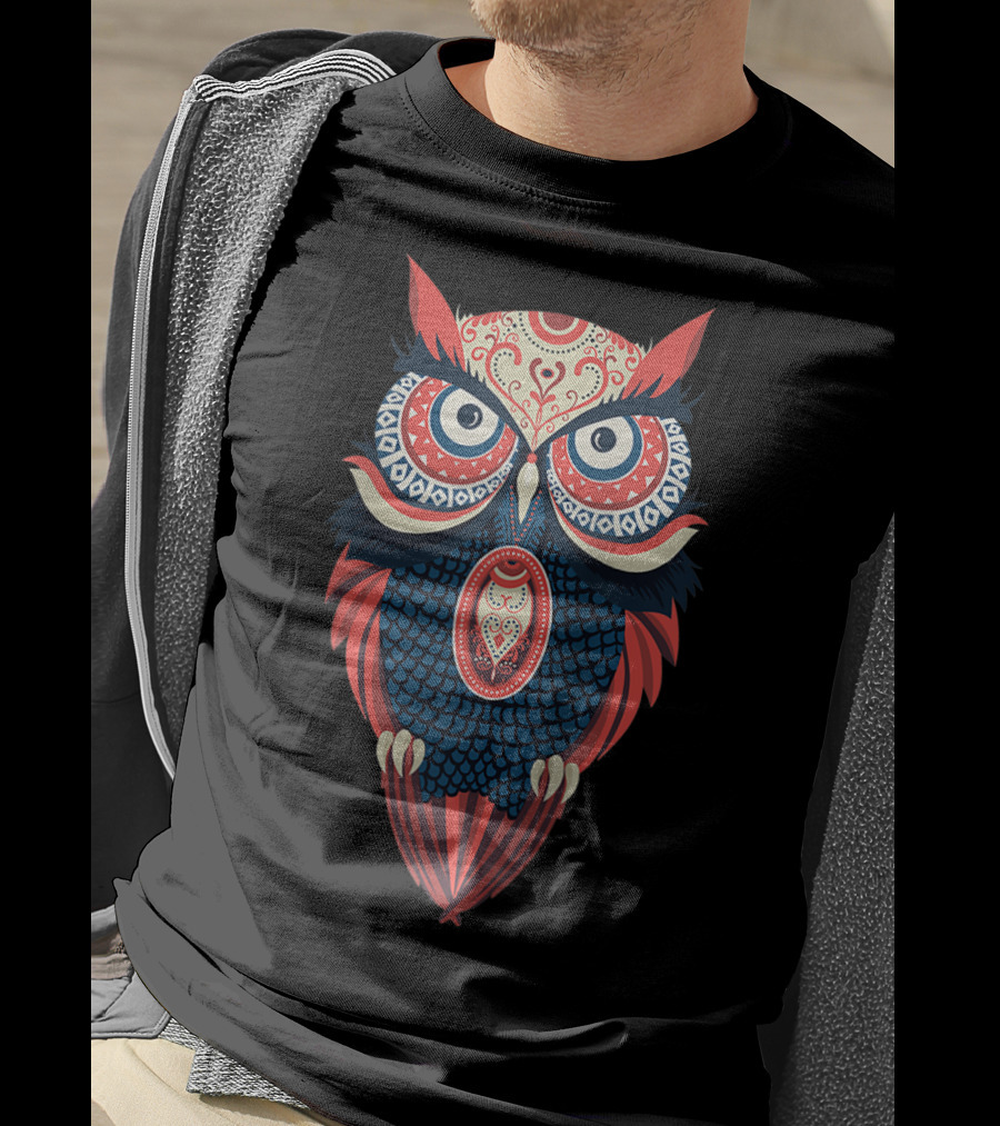 Spirit Animal Owl Folk T-Shirt