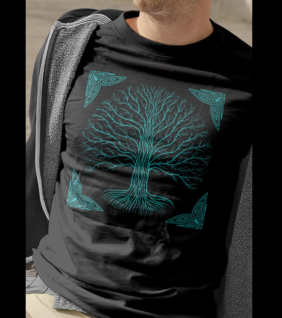Yggdrasil Tree Of Life Norse Mythology Viking Symbol Norse Gods T-Shirt