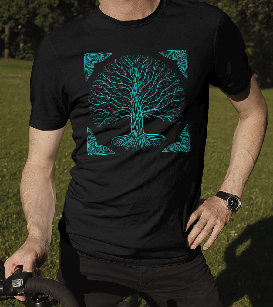 Yggdrasil Tree Of Life Norse Mythology Viking Symbol Norse Gods T-Shirt