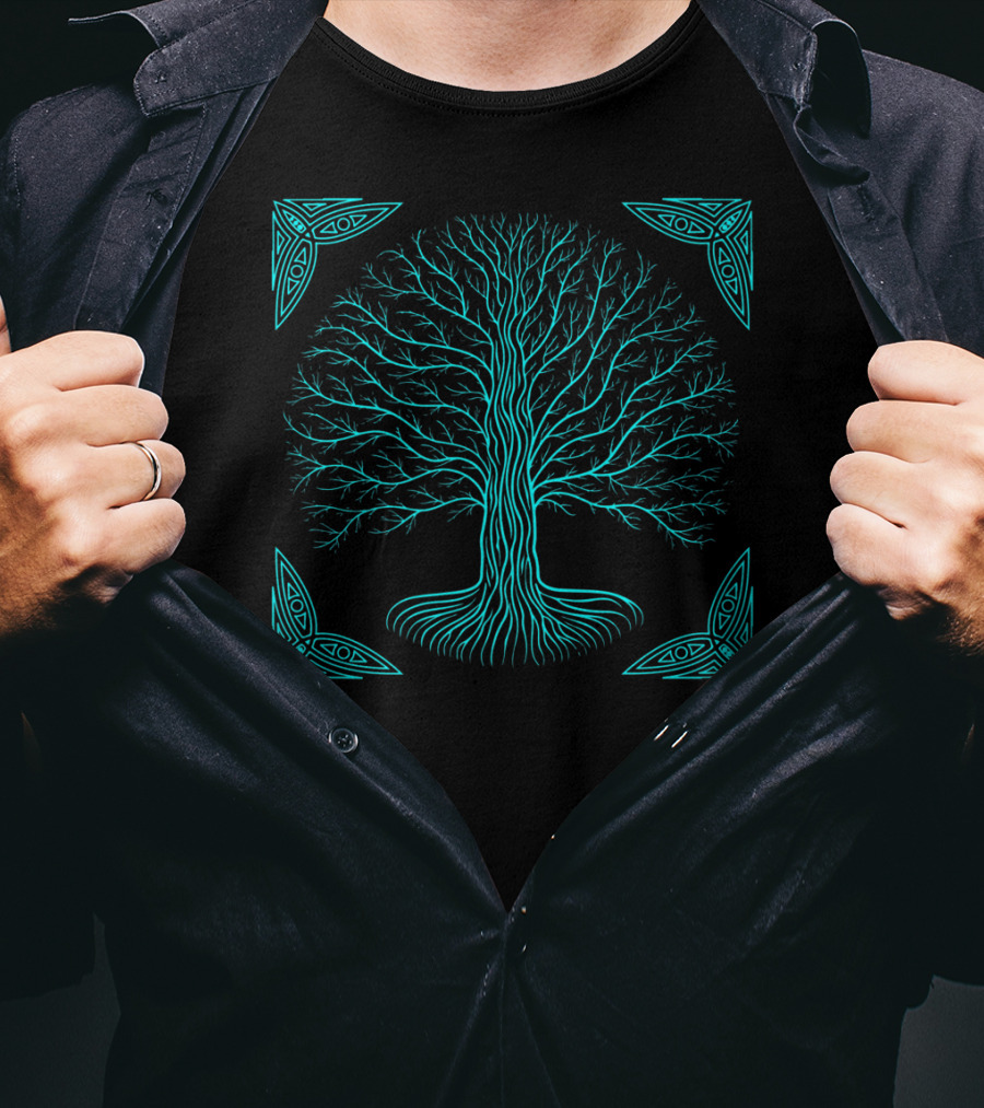 Yggdrasil Tree Of Life Norse Mythology Viking Symbol Norse Gods T-Shirt