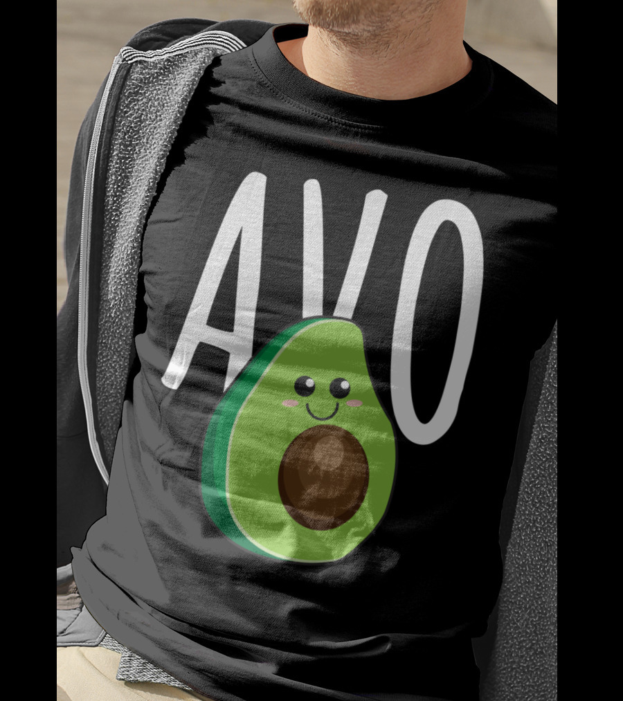 Avo Avocado Cute Vegan Couples Loves Matching T-Shirt